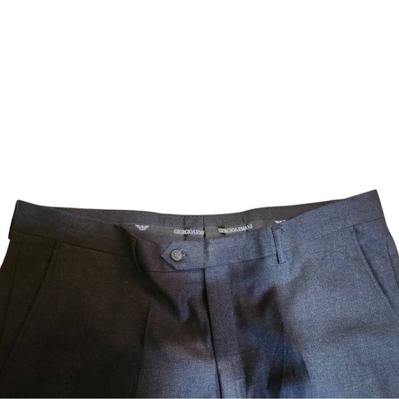 Giorgio Armani Le Collezioni Dark‎ Grey Pants Size 38 Wide - Picture 3 of 7